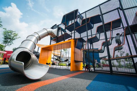 Vertical Playground, Tree Net, Food Park, Sport Park, Garden Park, Parking Design, School Architecture, Public Space, Atlantis