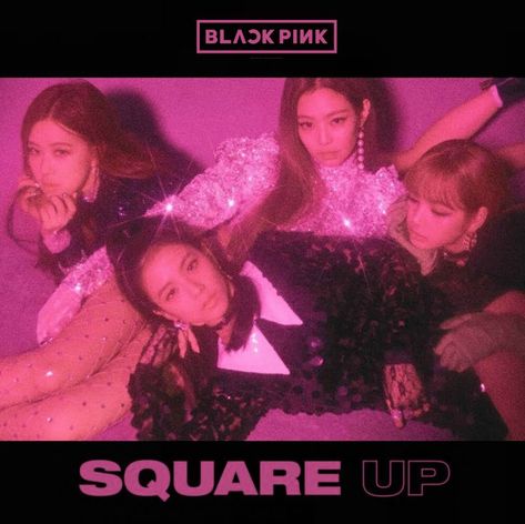 Square UP Square Up Album Cover, Blackpink Square Up, Forever Young, Deviantart, Square