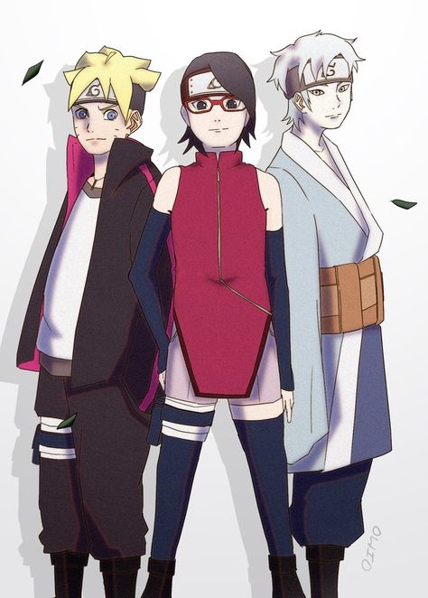 Team 7 Boruto, 2014 Anime, Naruto Ship, Boruto Naruto Next Generations, Team 7, Next Generation, Anime Naruto, Anime Fanart, Dragon Ball