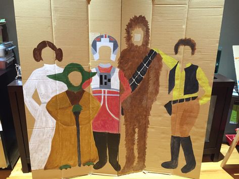 Star Wars Theme Birthday, 60th Birthday Ideas For Dad, Superman Wedding, Fall Festival Games, Primary Activity, Pta Ideas, Face Cut Out, Festival Games, Star Wars Character