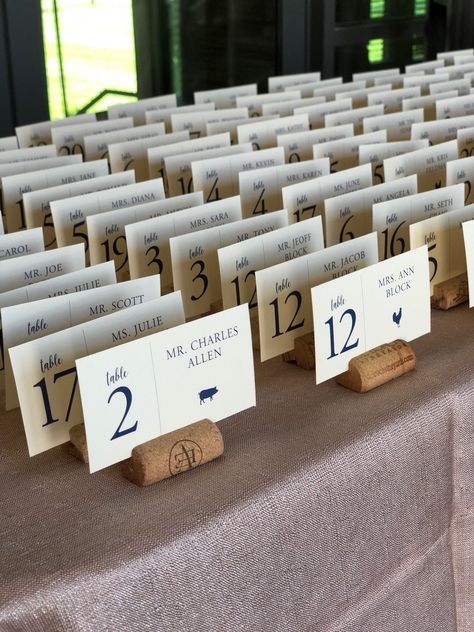 Table Seating Ideas Place Cards, Table Cards For Wedding, Seating Card Table Ideas, Cork Seating Chart Wedding, Seating Cards Ideas, Cork Ideas For Wedding, Wedding Seat Cards, Wine Cork Seating Chart, Wedding Seating Cards Ideas