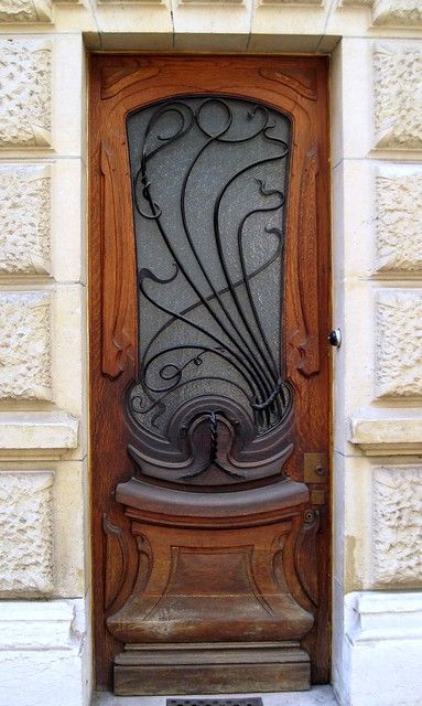 Art Nouveau Arquitectura, Art Deco Doors, Door Handles Modern, Letter Boxes, Door Art, Art Nouveau Architecture, Arched Doors, Cool Doors, Family Legacy