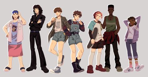 Stranger Things Modern Au, Stranger Aesthetic, St Fanart, Stranger Things Kids, Stranger Things Have Happened, Stranger Things Art, Stranger Things Characters, Stranger Things Meme, Stranger Things Funny