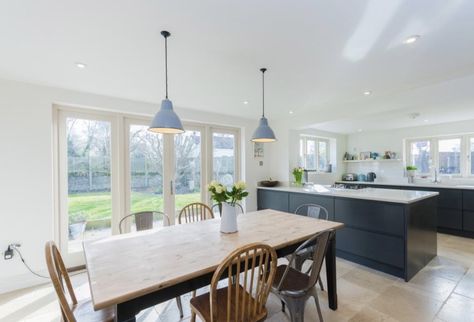 Kitchen Diner Extension, Open Plan Kitchen Dining Living, Kitchen Technology, Open Plan Kitchen Dining, Open Plan Kitchen Living Room, Kitchen Dining Living, Contemporary Kitchen Design, Kitchen Trends, Kitchen Diner