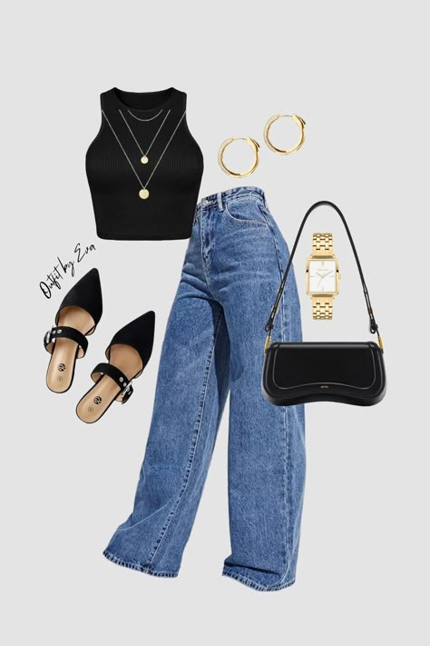 Casual Chic Outfit, Looks Chic, Cute Everyday Outfits, Summer Fashion Outfits, Professional Outfits, Cute Simple Outfits, Chic Outfit, Casual Style Outfits, Lookbook Outfits