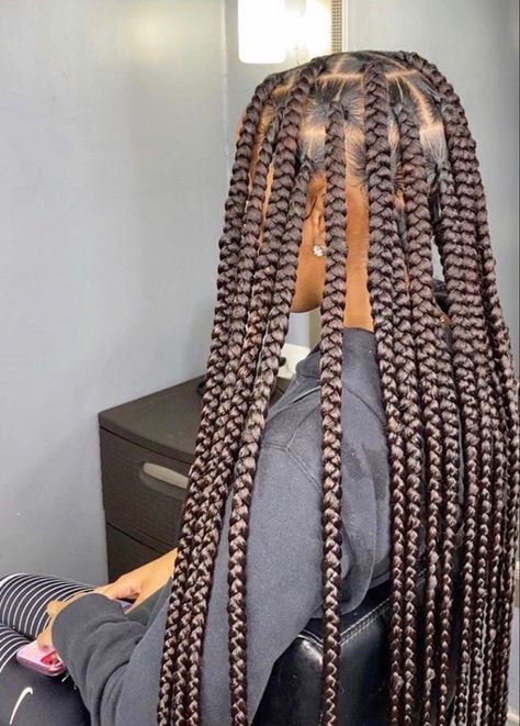 Big Box Braids, Big Box Braids Hairstyles, Long Box Braids, Box Braids Hairstyles For Black Women, Braids Hairstyles Pictures, Hair Braid Videos, Protective Hairstyles Braids, Box Braids Styling, Girls Hairstyles Braids