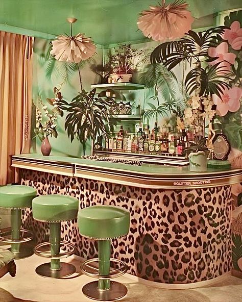 Retro Tiki Decor, Vintage Tiki Decor, Retro Hotel Aesthetic, Vintage Bar Aesthetic, Vintage Tropical Aesthetic, Vintage Hotel Aesthetic, Vintage Tropical Decor, 1960s Aesthetic, Hotel Aesthetic