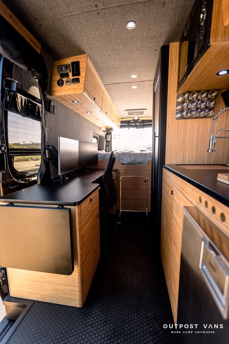 Cargo Van Conversion, Van Conversion Layout, Rv Interiors, 4x4 Camper Van, Mb Sprinter, Van Conversion Interior, Mobile Living, Campervan Life, Build A Camper Van