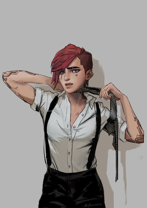 dvwwy on Twitter: "Vi after work #arcane #arcanefanart #violet… " Anime Character, Red Hair, Violet, On Twitter, Twitter, Red, Hair, Anime