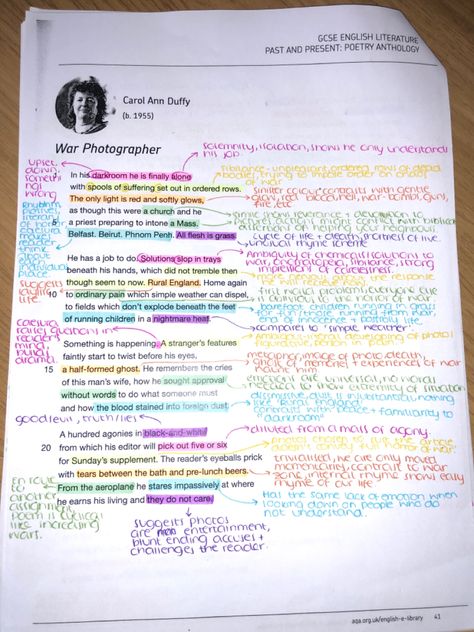 Carol Ann Duffy Poems, English Literature Poems, Gcse Poems, English Gcse Revision, Literature Notes, English Literature Notes, Gcse English Literature, Poem Analysis, Poems In English