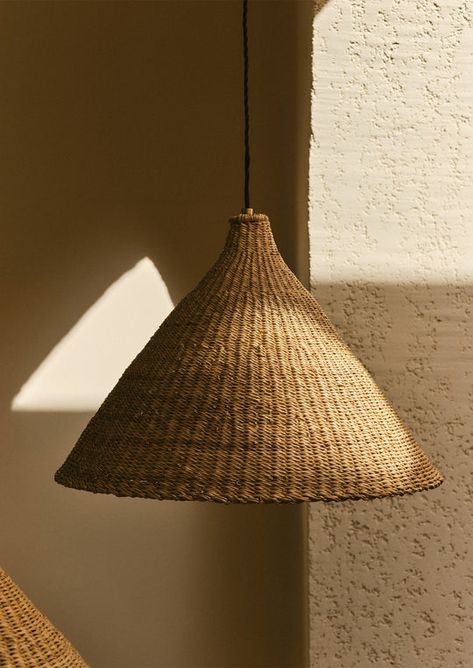 Cloche pendant shade handwoven by artisans in Ghana exclusively for TOAST, supported by Frafra Baskets. Made from Veta Vera grass which grows locally, also known as elephant grass. Shipped pressed inwards from the artisans in Ghana. To reshape it, simply sprinkle water on the entire basket, straighten it by hand and allow it to dry on a flat surface. Details Veta Vera glass. Gentle dust or damp cloth clean only. Suitable for indoor use and LED light bulbs only. Sold as a single pendant lampshade Toast Homeware, Pendant Lampshade, Linen Tableware, Outdoor Blankets, Pendant Shade, Pendant Lamp Shade, Traditional Weaving, Bottle Cover, Shoe Gifts