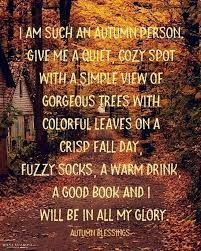 "I am such an Autumn person, give me a quiet, cozy spot with a simple view of gorgeous trees with colorful leaves on a crisp fall day, fuzzy socks, a warm drink, a good book and I will be in all my glory."  #lightleadersacademy Image Positive, Vibes Quotes, Autumn Quotes, Fall Day, Happy Fall Y'all, Autumn Beauty, Jolie Photo, Fall Favorites, Autumn Aesthetic