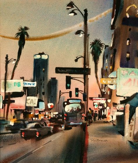 Hilbert Museum at Chapman Spotlights New Los Angeles Area Scene Paintings | Chapman Newsroom American Scene Painting, Chapman University, Olvera Street, California Attractions, Vibrant Paintings, American Illustration, Los Angeles City, Rural Scenes, California Art