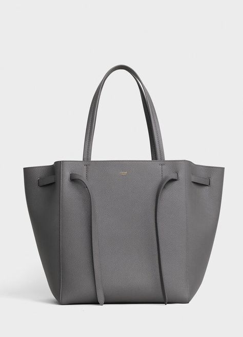 Small Cabas Phantom in soft grained calfskinOfficial website | CELINE Celine Cabas, Celine Logo, Celine Nano Luggage, Bag Illustration, Celine Bags, Leather Logo, Leather Belts, Leather Handle, Luxury Handbags