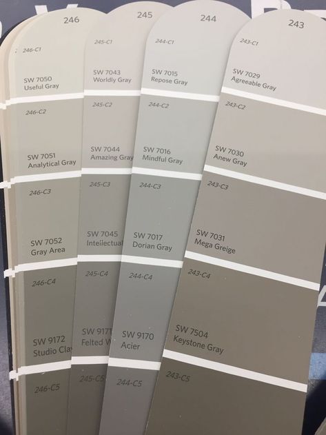 Color Combinations Gray, Exterior Paint Colours, Interior Paint Colors For Living Room, Exterior House Paint Color, Worldly Gray, Paint Color Combinations, Exterior House Paint, Interior Paint Colors Schemes, Sherwin Williams Gray