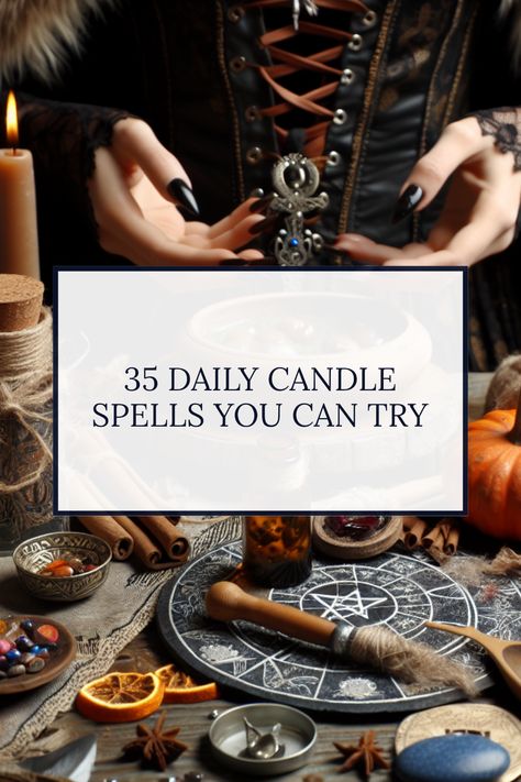 Discover 35 candle spells for every day of the week that can enhance your rituals and manifest your desires. Each spell is tailored to match the energy of the days, so you can plan ahead and weave witchcraft into your daily life effortlessly. This guide offers step-by-step instructions ideal for beginners, making it simple to harness the power of candles for love, prosperity, protection, and more. Perfect for those exploring witchcraft or looking to deepen their practice, feast on a wealth of energy to enrich your week. Candle Spells For Healing, Making Spell Candles, Return To Sender Candle Spell, Healing Candle Spell, Candle Spells For Beginners, Diy Spell Candles, Protection Candle Spell, Candle Protection Spell, Candle Magick Spells