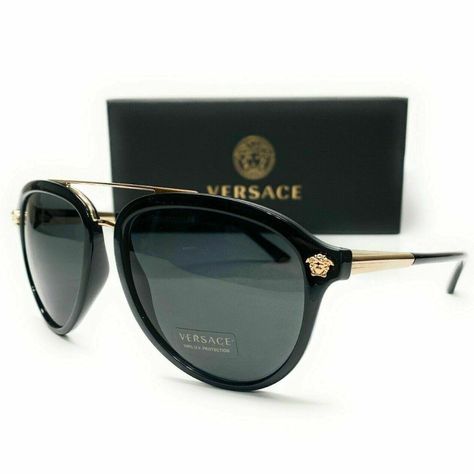 versace-mens-pilot-gold-black-sunglasses #versace #sunglasses https://whispers-in-the-wind.com/discover-the-latest-mens-accessory-trends-for-2024/?freemasonry-wide-face-ring-for-men-blackgold-size-115 Gucci Sunglasses Men, Apple Glasses, Silver Sunglasses, Face Accessories, Versace Gold, White Sunglasses, Wood Photo, Versace Accessories, Black Aviators