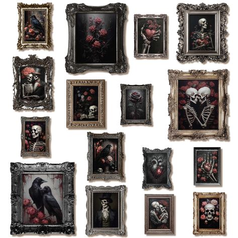 PRICES MAY VARY. Romantic Gothic Home Decor Ensemble: Immerse yourself in the dark elegance of our Gothic Home Decor collection, a curated selection that spans Gothic Bedroom Decor, Gothic Bathroom Decor, and captivating Gothic Wall Art. This set is the epitome of the gothic decor aesthetic, designed to transform any room into a space of mysterious allure. Set Includes: Our comprehensive collection features an array of items including 3 pcs 8x10 inch, 4 pcs 5x7 inch, 5 pcs 4x6 inch Gothic Art an Gothic Theme House, Gothic Room Decor Diy Wall Art, Gothic Room Decor Diy, Posters For Bathroom, Romantic Gothic Home Decor, Vintage Gothic Decor, Gothic Posters, Satanic Goth, Goth Wall Decor