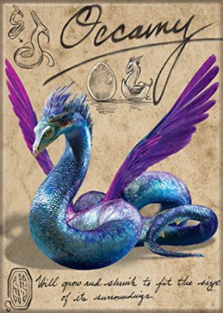 Occamy ! Occamy Fantastic Beasts, Photo Harry Potter, Fanart Harry Potter, Fantastic Beasts Book, Fantastic Beasts Creatures, Harry Potter Creatures, Phoenix Harry Potter, Imprimibles Harry Potter, Fantastic Beasts Movie