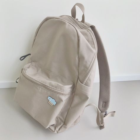 Beige Backpack, Beige Backpacks, Backpack Cute, Year 9, Light Backpack, Cute Aesthetic, Birthday Wishlist, I Survived, Secondary School