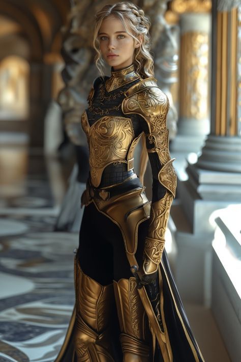 Female Armor Dress Warrior Princess, Warrior Queen Dress, Female Armor Dress, Warrior Princess Outfit, Knight Outfit, Armor Dress, Warrior Outfit, Female Armor, Conceptual Fashion