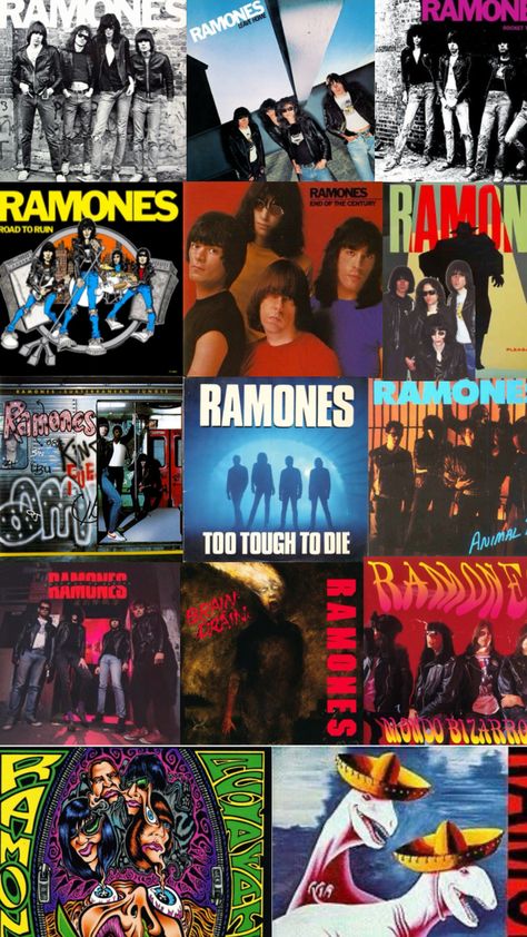 #ramones #punkrock #rock #band #music The Ramones Aesthetic, Ramones Aesthetic, The Ramones, Band Music, Ramones, Rock Band, Music Bands, Punk Rock, Album Covers