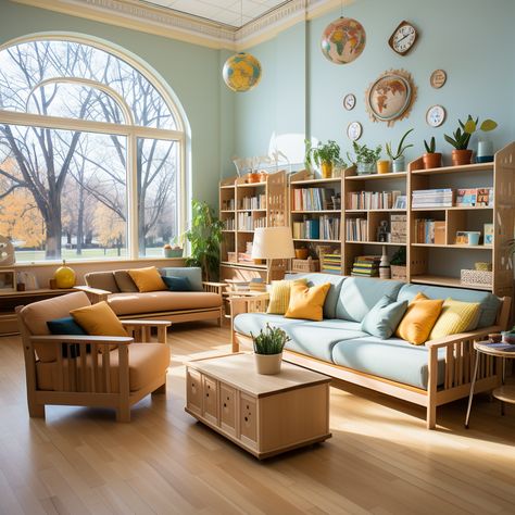 Set up your classroom with natural wood furniture to make a calming environment for children. Rearrange these shelves and panels to fit your space. Sensory Room Design, Calming Environment, Natural Wood Furniture, Sensory Room, I School, Special Needs, Wood Furniture, Natural Wood, The Fosters