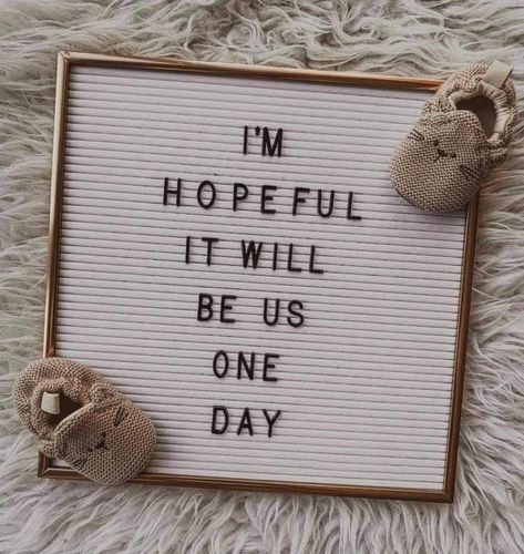 Fertility Quotes Inspiration Strength, Ttc Vision Board, Ivf Aesthetics, Ttc Quotes Encouragement, Two Week Wait Affirmations, Ivf Announcement Ideas, Fertility Aesthetic, Cute Ways To Tell Husband Your Pregnant, Ivf Tattoos For Women