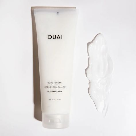 Curl Cream Fragrance Free - OUAI | Sephora Curly Hair Cream, Ouai Haircare, S Curl, 2024 Wishlist, Curl Cream, Defined Curls, 2024 Christmas, Hair Cream, Fragrance Free