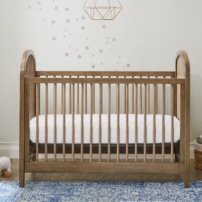 Kolcraft Elston 3-in-1 Convertible Crib | Wayfair Baby Crib Designs, Brown Crib, Wood Crib, Wooden Cribs, Best Crib, Boys Crib, Portable Crib, Baby Cot, Nursery Baby Room