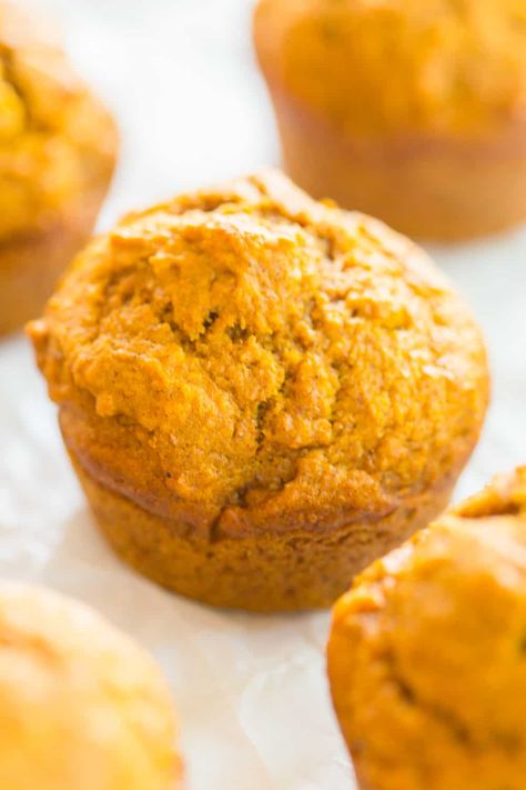 Healthy Pumpkin Muffins Healthy Pumpkin Muffins, Pumpkin Spinach, Breakfast Casserole With Biscuits, Spinach Muffins, Pumpkin Muffin Recipes, Loaded Baked Potato Soup, Chocolate Pumpkin, Pumpkin Chocolate Chip Cookies, Baked Potato Soup