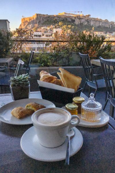 Breakfast With View, Athens Honeymoon, Hotels In Athens Greece, Greece Aesthetics, Honeymoon On A Budget, Athens Hotel, Athens Travel, Greek Summer, Greece Hotels