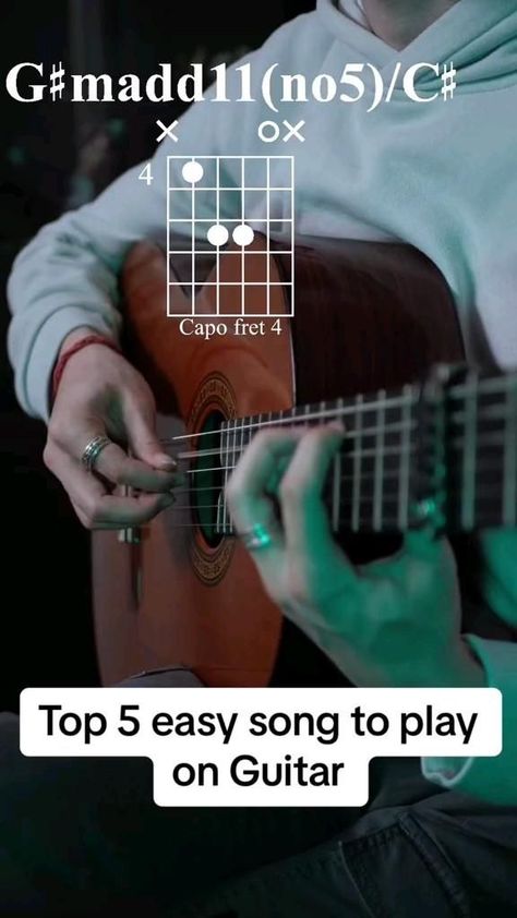 Easy song on guitar Song On Guitar, How To Learn Guitar, Learn Guitar Songs, Guitar Songs For Beginners, Acoustic Guitar Photography, Guitar Strumming, Learn Guitar Chords, Easy Guitar Songs, Music Theory Guitar