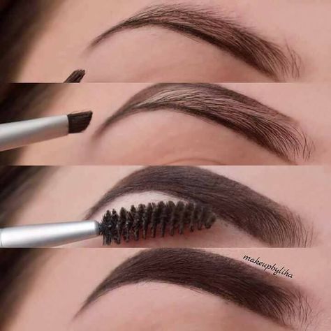 Membentuk Alis, Bentuk Alis, Eyebrow Makeup Tutorial, Eyebrow Grooming, Eyebrow Makeup Tips, How To Do Makeup, Smink Inspiration, Beauty Make-up, Grooming Tips