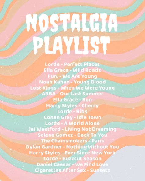 Roadtrip Songs, Indie Pop Playlist Names, Nostalgia Playlist, Nostalgic Playlist, Playlist Name For Indie Songs, Nostalgic Songs Playlist, Nostalgic Music Playlists, Indie Songs Playlists, Nostalgic Songs