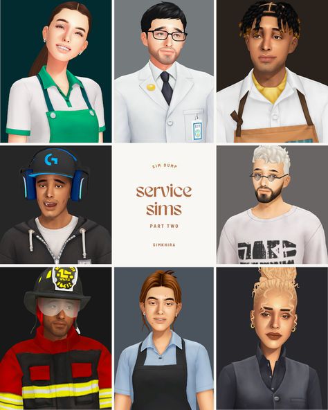 Simkhira Service Sims (Part 2) | Patreon Ts4 Jobs, Sims 4 Scrubs Cc, Sims 4 Elder Cc, Sims 4 Townies, Sims 4 Sims Download, Sims 4 Jobs, Sims Aesthetic, Sims 4 Content, Cc Clothing