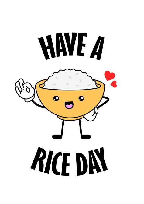 Have A Rice Day Everyone Sushi Gif, Encouragement Puns, Rice Quotes, Notes For Kids Lunches, Funny Illusions, Punny Jokes, Punny Cards, Funny Food Puns, Grace Quotes