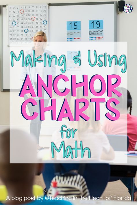 Making and using anchor charts for math learning gives your students a visual way to learn and organize new concepts. This post will help you create visual checkpoints for your students to continue learning all year long and provide an easy way to differentiate instruction. Printable and digital anchor charts are perfect for student notebooks and math centers will extend the learning for your students! #mathanchorchart #anchorchartsformath #teachingintheheartofflorida Envision Math Kindergarten, Math Anchor Chart, Fractions Activities, Teach Multiplication, 2d Shapes Activities, Learning Fractions, Teaching Math Elementary, Elementary Math Activities, Kindergarten Anchor Charts