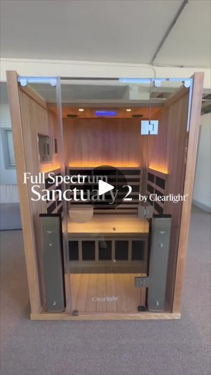 25K views | Find Serenity in Infrared Sauna Therapy | There's a chill in the air but wellness awaits in a Full Spectrum Sanctuary Two-Person infrared sauna from Clearlight®.🔥 | By Clearlight Infrared SaunasFacebook In Home Infrared Sauna, Sauna Therapy, Home Infrared Sauna Be Vivid You, Clear Light Infrared Sauna, Far Infrared Sauna, Modern Saunas Superior Sauna & Steam, Infrared Sauna, Full Spectrum