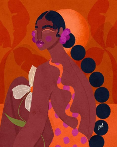 REYNA NORIEGA 🇨🇺🇧🇸 on Instagram: "For my island girls, swipe to slide 2 for Timelapse ✨🌴 #illustration #digitalart #artist" Reyna Noriega Art, Reyna Noriega, Illustration Pop Art, Artistic Poster, Women Illustration, Aesthetic Illustration, Vanilla Sky, Geisha Art, Caribbean Art