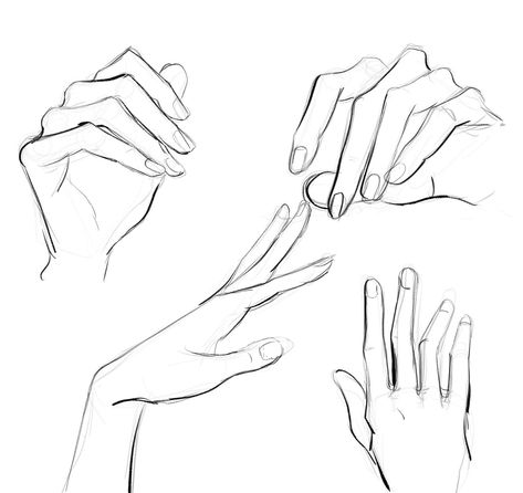 Hand Holding Face Drawing Reference, Hands Clasped Together Reference Drawing, Hand Caressing Face Reference Drawing, Pose Hand Drawing, Loose Tie Drawing Reference, Hand On Neck Drawing, Female Hands Reference, Anime Hands Reference, Anime Hand Reference