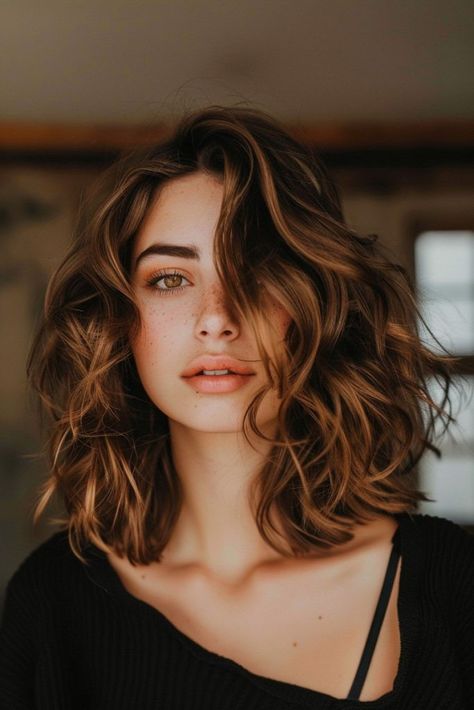 Up Do For Wavy Hair, Long Bob For Wavy Hair, Lob For Thick Wavy Hair, Wavy Hair Long Bob, Thick Hair Layers Medium, Long Bob Wavy Hair Natural, Natural Wavy Short Hair, Short Curly Thick Hair, Wavy Long Bob Hairstyles