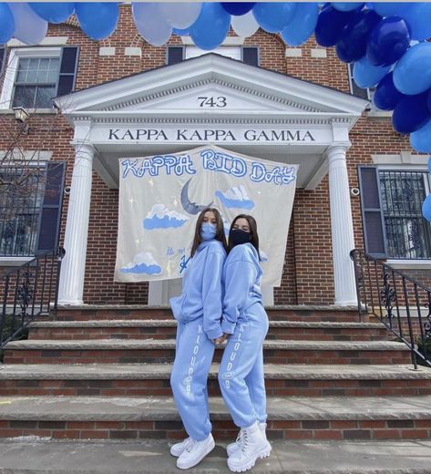 On Cloud 9 Bid Day Theme, Match Made In Heaven Bid Day, On Cloud 9 Bid Day, Cloud 9 Sorority, Sorority Recruitment Rooms, Cloud 9 Bid Day, Sorority Recruitment Themes, Rush Themes, Recruitment Themes