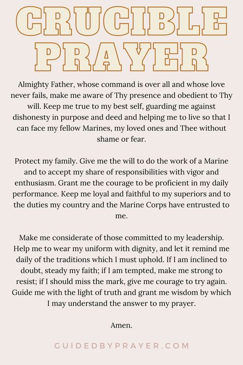 The following are prayers for Marines as they go off for the Crucible. Marine Crucible Quotes, Crucible Lantern Marine Diy, Marine Crucible Table Ideas, Crucible Candle Marine Diy, Crucible Marines, The Crucible Marines, Marine Crucible, Marine Bootcamp, Crucible Candle