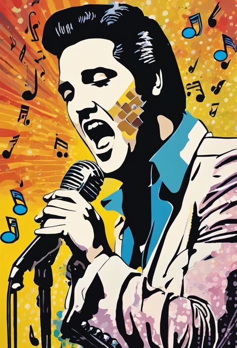 Painting of Elvis Presley Check more at https://paintlyx.com/painting-of-elvis-presley/ Elvis Artwork, Elvis Art, Elvis Presley, Music Art, Decoupage, Pin Up, Pop Art, Avatar, Art Inspiration