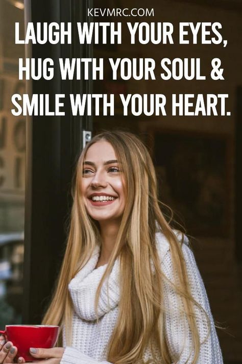 Laugh with your eyes hug with your soul and smile with your heart. Looking for the best smile quotes? You will find 300 smile quotes in this post split into different categories, to make it easy to find exactly the type of smile quotes you want. smile quotes inspirational | smile captions instagram | quotes about smile | you make me smile quotes | smile quotes instagram | smile quotes funny | keep smiling quotes | your smile quotes | smile quotes inspirational happy #smile #smilequotes Laugh Quotes Life Happy, Keep Laughing Quotes, Happy Quotes About Life Smiles Funny, Its Me Quotes About Me, Smile Thoughts Beautiful, Feeling Happy Quotes Smile, Cute Quotes For Instagram Captions Beautiful, Her Smile Quotes Beauty, Quotes On Smile For Instagram