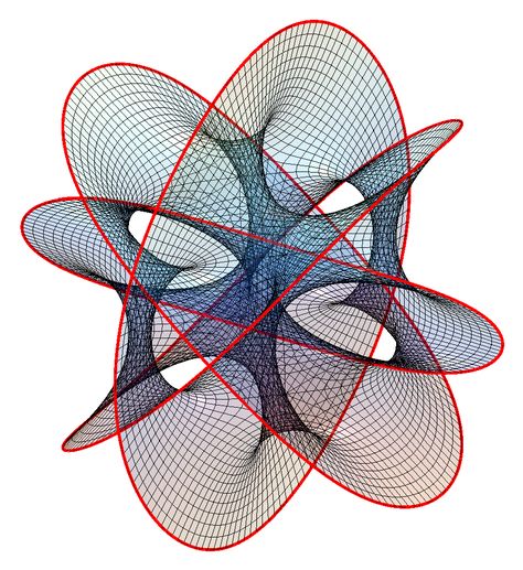 Boundary of the piece of the Hanson Calabi-Yau manifold displayed. Mathematics Art, Geometric Sculpture, Generative Design, Geometric Drawing, Math Geometry, E Mc2, Math Art, Geometry Art, Creepy Art