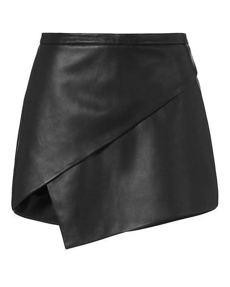 Asymmetrical Mini Skirt, Real Leather Skirt, Look 80s, Short Leather Skirts, Leather Miniskirt, Skirt Asymmetrical, Michelle Mason, Zipper Skirt, Skirt Short