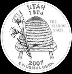 Utah Beehive Tattoo, Salt Lake Bees Logo, Beehive Tattoo, Utah State Flower, Utah Sign, Hive Logo, Bee Keeping Hives, Utah Stickers, State Project