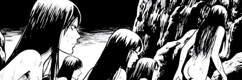 Junji Ito Desktop Wallpaper Hd 1080p, Tomie Banner, Horror Twitter Header, Tomie Header, Junji Ito Banner, Pfp Junji Ito, Junji Ito Icons, Wide Widget, Anime Pfp Manga